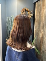 ユニコヘア(unico hair) 春カラー×オレンジピンク