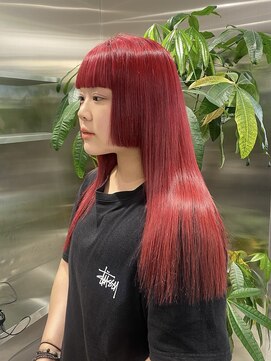 ゼスト 八王子店(ZEST) レッドカラー/ハイトーン/【永尾しおり】