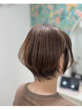 リケア 忠岡店(RECARE) ショートボブとベージュカラーの相性が◎