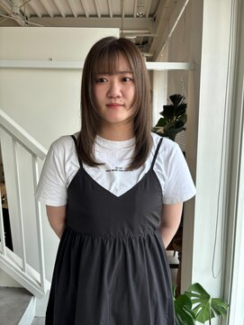 グリーン(green) リナ ベージュとフェイスレイヤー