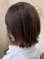 ハイバレーヘアーメゾン(HIGH VALLEY HAIRMAISON) ミディアムボブレイヤーボブ顔周りカット岡山南中央町