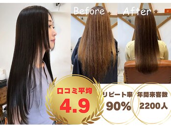 hoku 神崎川【髪質改善＆縮毛矯正】