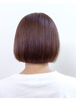 ルプラ ブリリアント(le-pla brilliant)&nbsp;センターパート/ショートボブ/切りっぱなし/ベージュ/豊橋/田原