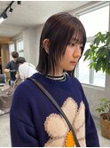 切りっぱなし 顔周りレイヤー