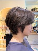 ウェーブミディアム似合わせカットメルティカラーショート/大宮
