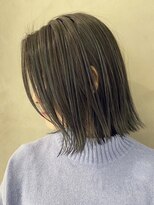 ピークアブー 原宿ハラカド(PEEK-A-BOO) 外ハネボブ /ぱっつん /ブルージュ /簡単スタイリングヘア