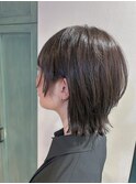 ボブ/くびれボブ/ラベンダーアッシュ/大人かわいい/30代/40代