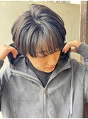シースルーマッシュ×ワンカールパーマメンズパーマ毛流れ高松
