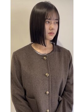 リイチ(LIICHI) タッセルボブ × グレージュ