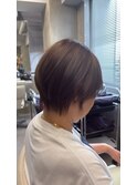 ショートカット/マロンブラウン/ハイライトカラー／髪質改善
