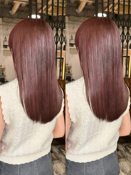 トレンチ(TRENCH)の写真/【レイヤーカット特化】髪質改善で理想のツヤと手触りに＊繰り返すことで、さらに美しい髪へ導きます。