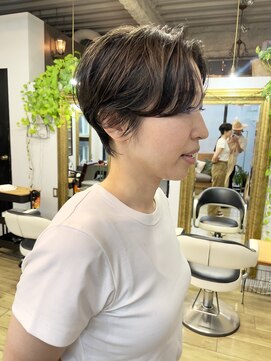 ヌード(NUDE) NUDE20代30代40代レイヤーハンサムショート大人ショートボブ