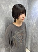ショートウルフ レイヤーカット フェイスレイヤー