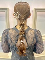 スタイル 横浜(STYLE)&nbsp;結婚式お呼ばれタイト編みおろし／ヘアセット/編み込み/アレンジ