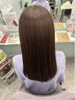 カラーズキッチン 原宿北参道店の写真/髪質改善で髪の芯から美しく。ダメージ補修をしつつ、なめらかな質感へ。感動の艶を…☆