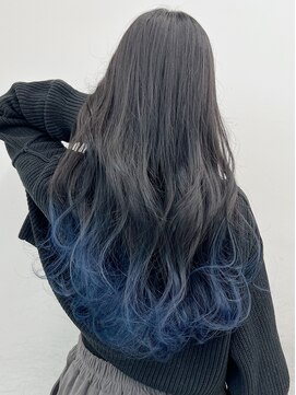 アライブ キチジョウジ(ALIVE Kichijoji) 【ALIVE吉祥寺】ブルーブラックグラデーションカラー黒髪