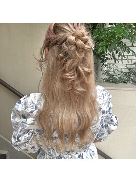 シャンティ 目白(SHANTi) お団子ハーフアップ