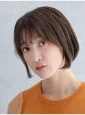 ワンカール小顔補正立体カットナチュラルブラウン