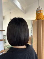 ディッセンバー 伊勢崎(December) 切りっぱなしボブ/ミニボブ/丸くないボブ/ヘーゼルベージュ