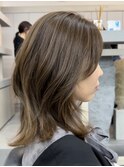 やわらかい髪質感◎ミディアムレイヤー