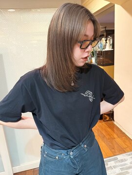 アクシス 栄店(`AXIS) イメチェン/ピンクベージュ/アンブレラカラー/前髪/栄/矢場町