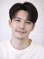 メイキー メンズ 本厚木(MA-IKI) ナチュラルセンターパート爽やかフェザーパーマ/メイキー本厚木