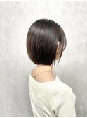 大人ボブ×ブラウンベージュ【渡辺俊弥】梅田