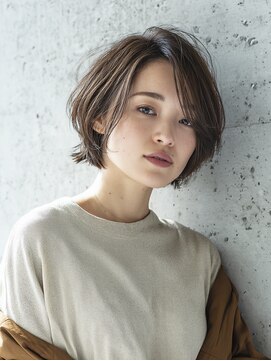 ヘアーサロンブランコ(hair salon blanco) 大人可愛いふんわりショートボブ