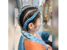 マーメイドヘアー(mermaid hair)の雰囲気(広島でコーンロウやブレイズをお探しの方は是非☆)