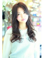 ケーツー心斎橋 クイーンズガーデン バイ ケーツー(K two QUEEN'S GARDEN by K two) 【K-two心斎橋】ふんわり前髪で小顔♪大人フェミニン黒髪ウェ-ブ