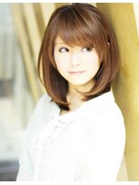 《AFLOATディル裕二朗》大人女性、ミセスのミディアム内巻きヘア