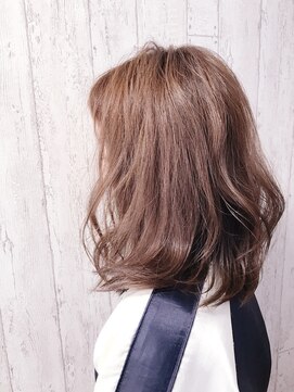 コピーヌ 高田馬場店(Copine) ナチュラルセミディ×イルミナ艶ブラウン☆