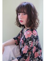 ヘアーアンドメイク シーク 吉祥寺(HAIR&MAKE SeeK)&nbsp;『グレージュ』ランダムカールボブ【seek吉祥寺】