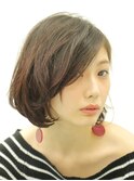 シンプル大人ボブ