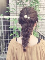 ロストシティ 横浜(LOST CITY)&nbsp;編みおろしアレンジ ヘアセット♪【横浜/横浜駅/横浜西口】