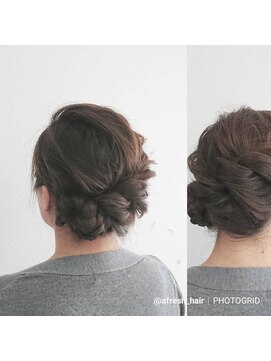 アフレッシュヘアー(afresh hair) ヘアアレンジ