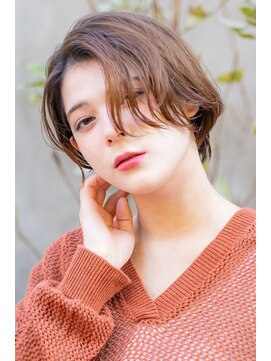 エイミー(Aimee) Aimee 町田こなれショート×オレンジベージュ