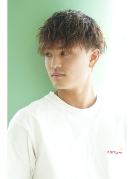 にもう ソフトツイストパーマツーブロックショート3