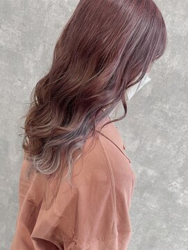 ランガリ ヘアアンドスパ(Rangali Hair&Spa) 【別府　ランガリ】ピンクカラー、インナーカラー