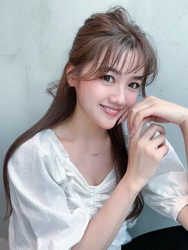 アイティー バイ アルバム 浦和店(IT by ALBUM) ゆるっとアレンジ_くびれヘアビタミンカラー_38509