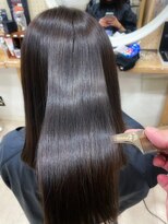 アンフィサンクミル 銀座(AnFye cinq mille)&nbsp;スパイラルパーマに対して縮毛矯正