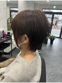 ひし形ショートボブ