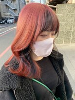 ヘアスタジオ アルス 御池店(hair Studio A.R.S)&nbsp;ピンク × ブラック インナーカラー