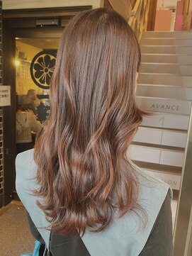アヴァンス 天王寺店(AVANCE.) 透明感カラー×キャロットピンク