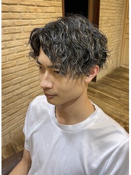 トータルビューティーサロン プリエ(prier) アフロ安藤　メンズパーマ/波打ちパーマ