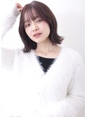 くびレイヤーエモージュイメチェンフルバング似合わせカット