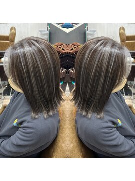 ワールドオーダー 天王寺店(WORLD ORDER) 白髪ぼかしハイライト