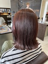 フォルテ 草薙店&nbsp;ピンクブラウン　ブリーチなし　暖色カラー