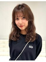 ビーハイブ 一番町店 アヴェダ(BEHIVE) 大きめカールのフワッとデジタルパーマ