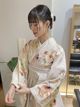 ジェノ(JENO by apish) 袴着付け/ヘアアレンジ